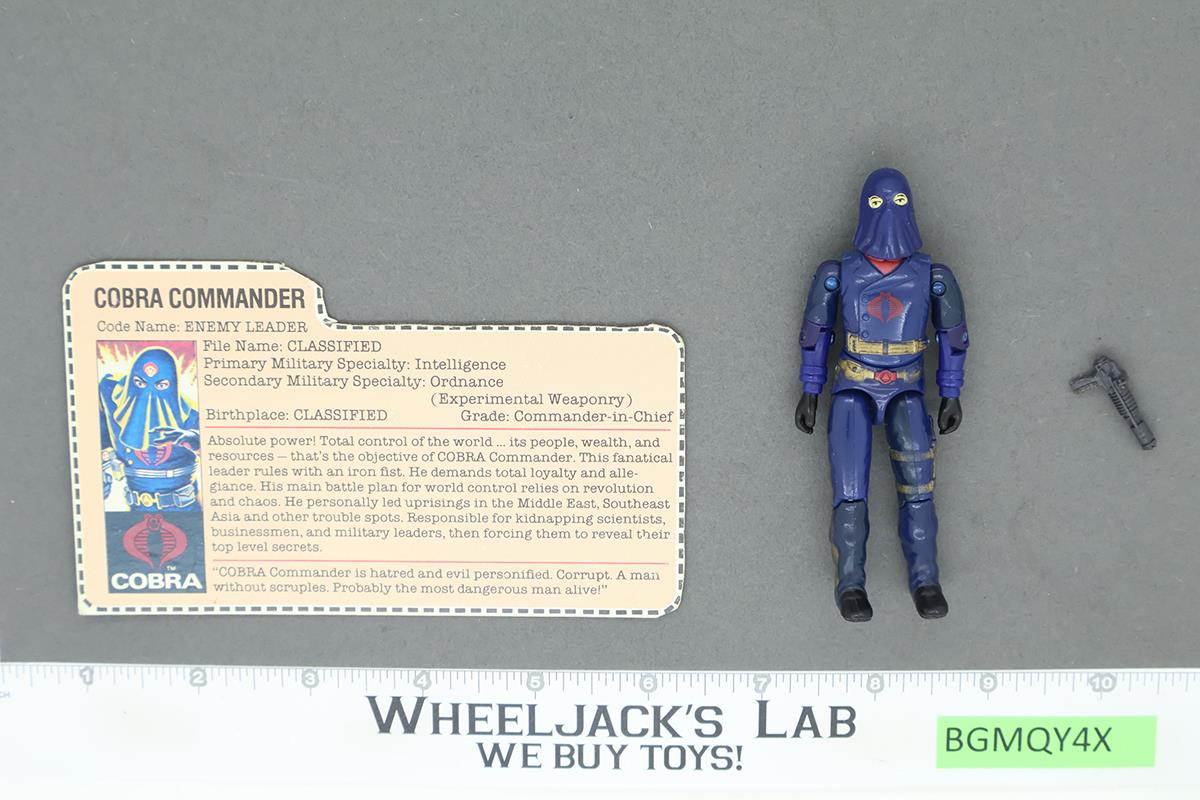 Cobra Commander V2 MAIL AWAY 100% Complete G.I. Joe 1984 Hasbro Vintage Figure