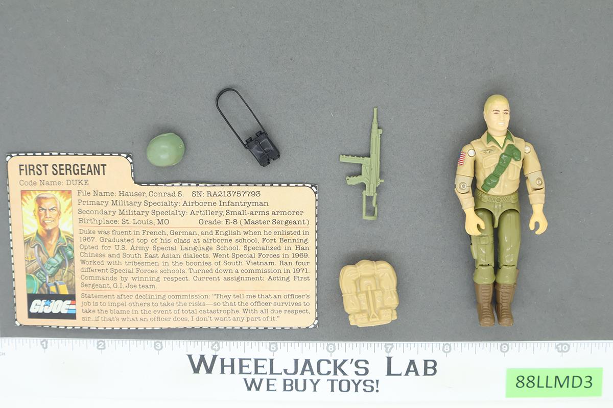 Duke V1 100% Complete G.I. Joe 1983 Hasbro Vintage Action Figure