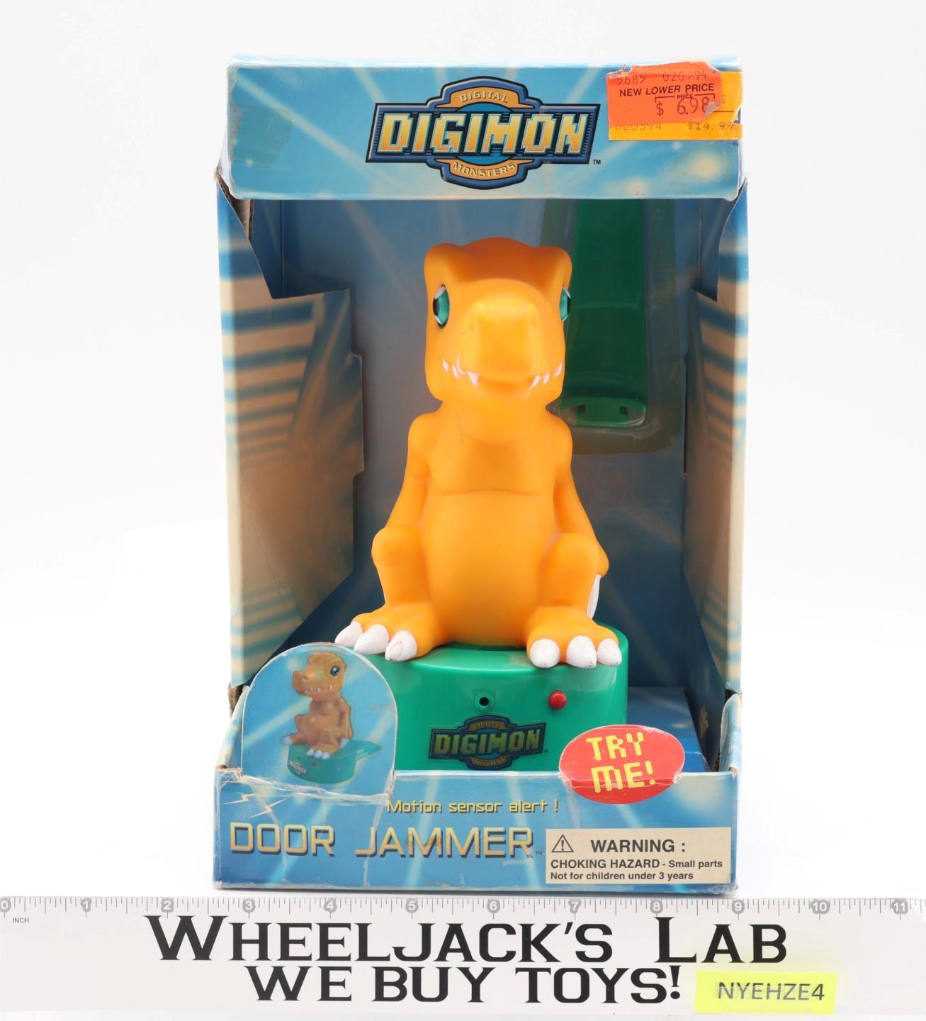 Agumon Door Jammer WORKS Digimon 2000 Fun-4-All Fox Kids Vintage