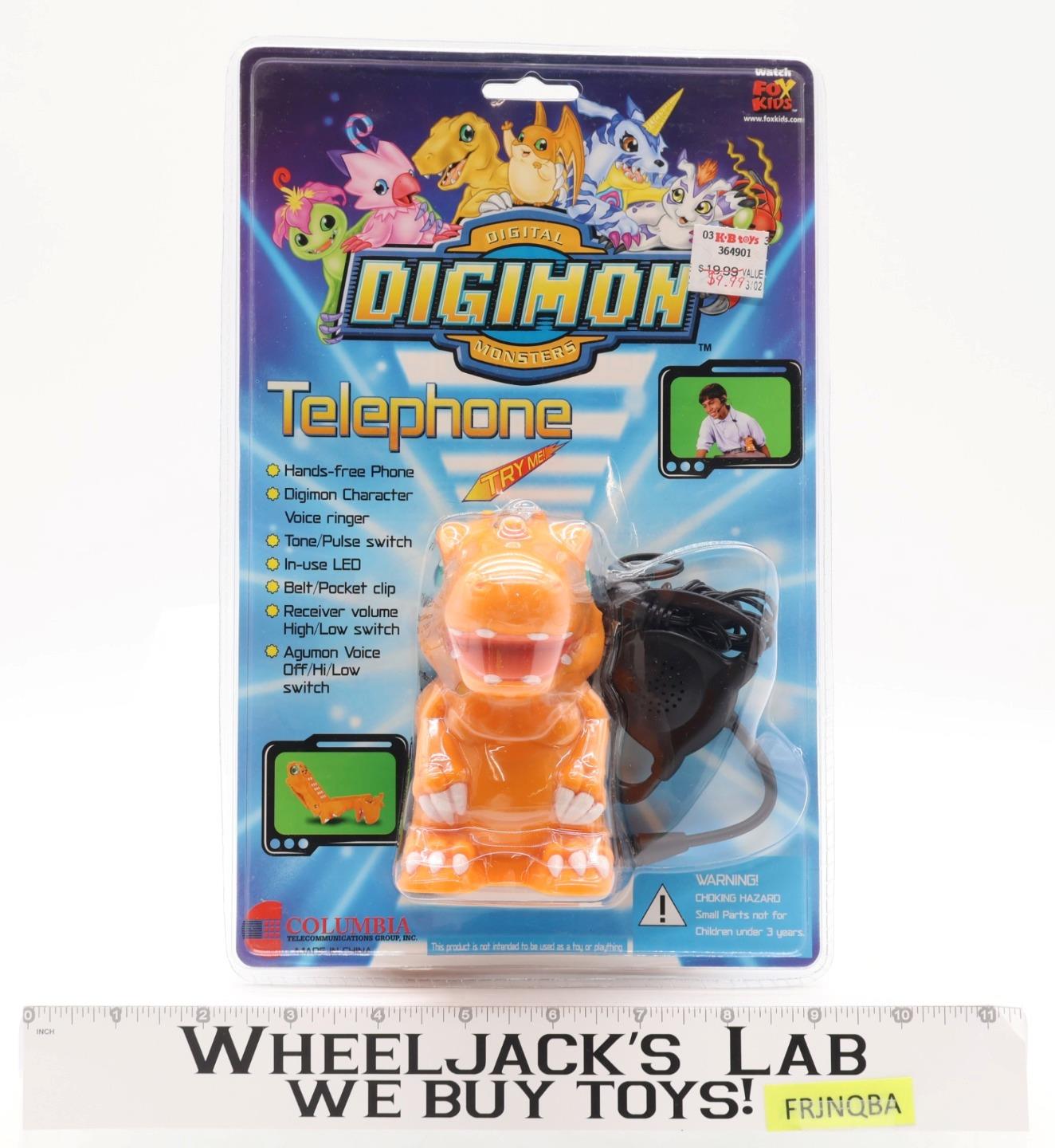 Agumon Telephone Phone Digimon 2000 Columbia Communications NEW SEALED