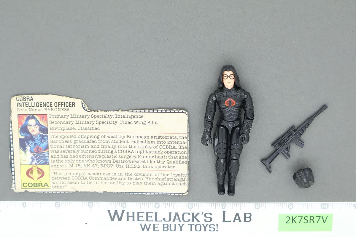 Baroness V1 100% Complete G.I. Joe 1984 Hasbro Vintage Action Figure