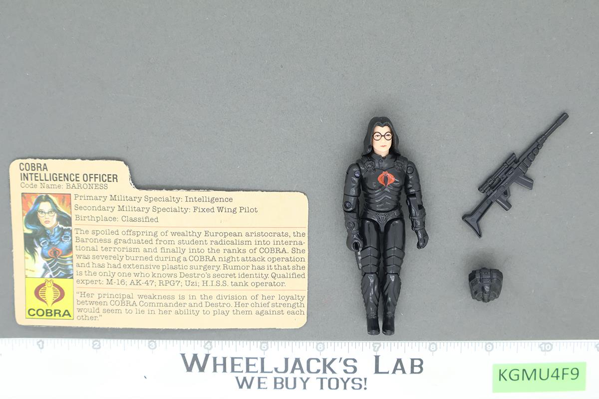 Baroness V1 100% Complete G.I. Joe 1984 Hasbro Vintage Action Figure