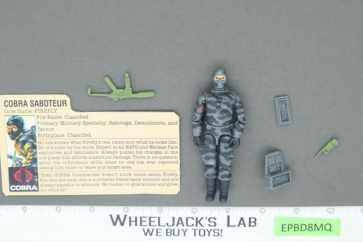 Firefly V1 100% Complete G.I. Joe 1984 Hasbro Vintage Action Figure