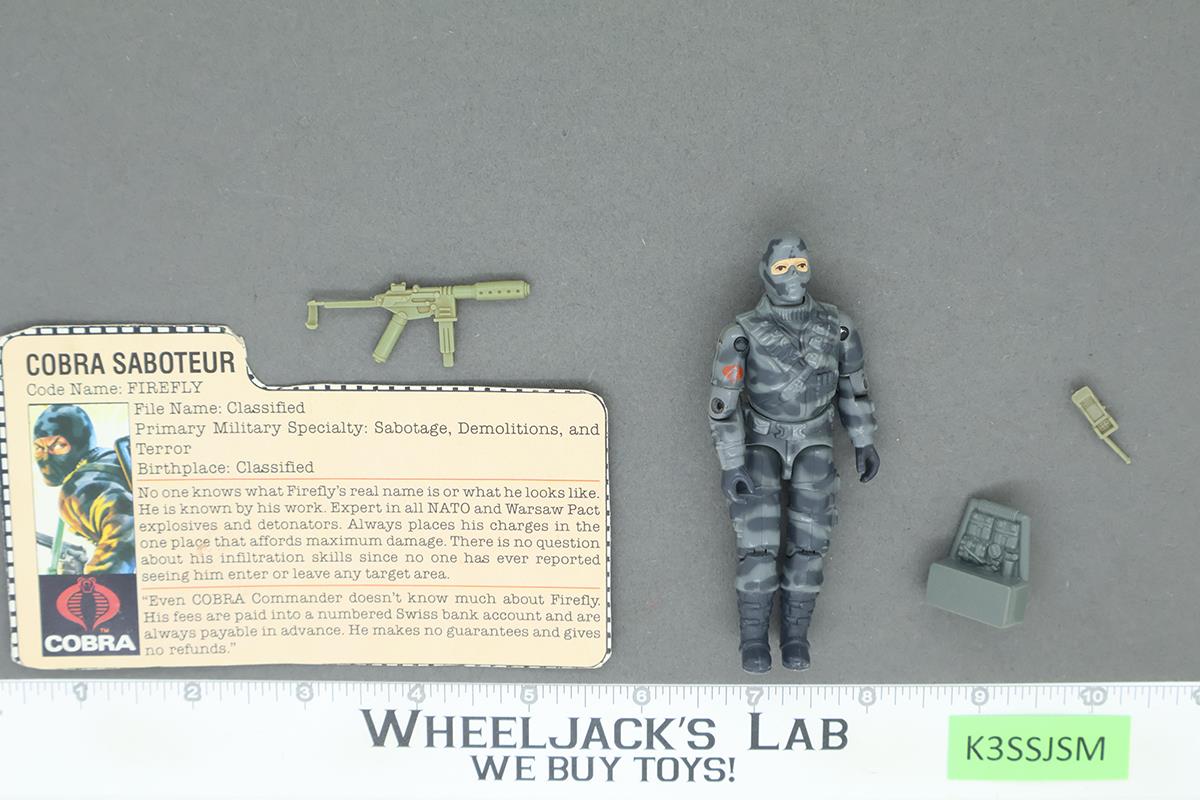 Firefly V1 100% Complete G.I. Joe 1984 Hasbro Vintage Action Figure