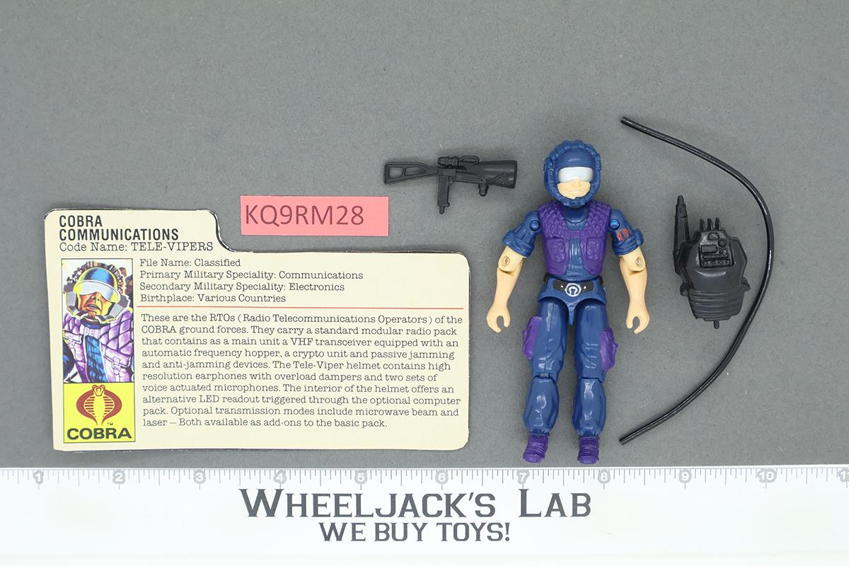 Tele-Vipers V1 100% Complete G.I. Joe 1985 Hasbro Vintage Action Figure