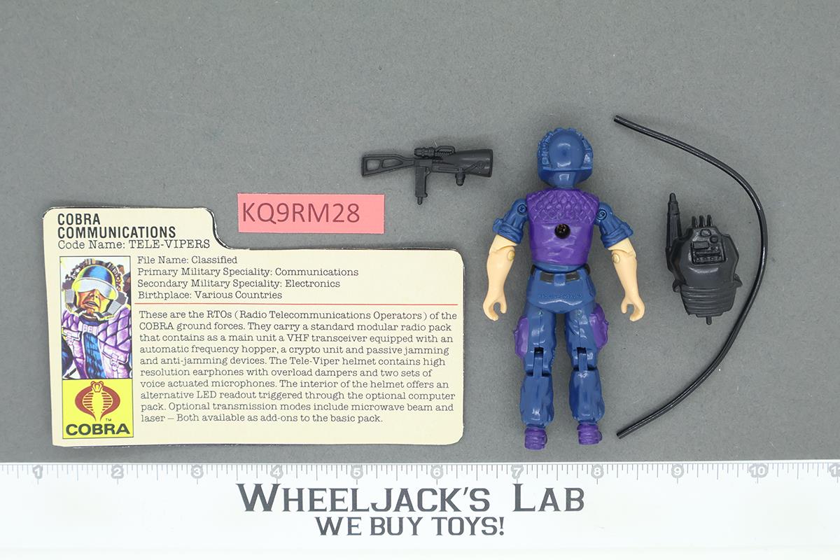 Tele-Vipers V1 100% Complete G.I. Joe 1985 Hasbro Vintage Action Figure