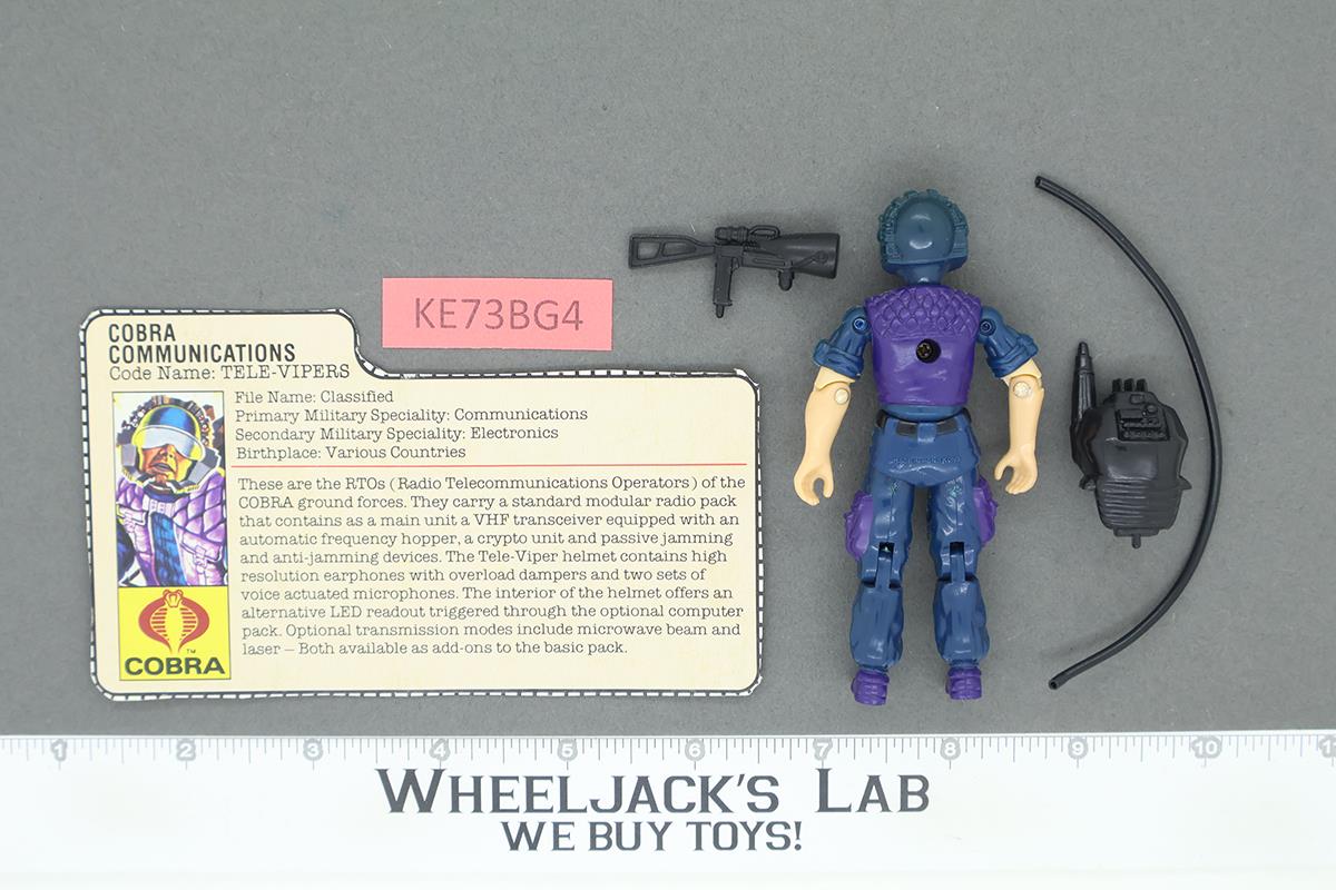 Tele-Vipers V1 100% Complete G.I. Joe 1985 Hasbro Vintage Action Figure