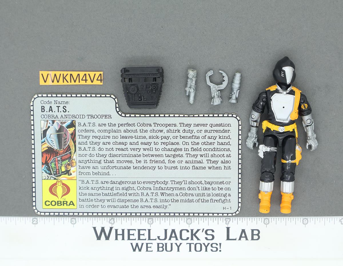 B.A.T.S. V1 100% Complete G.I. Joe 1986 Hasbro Vintage Action Figure