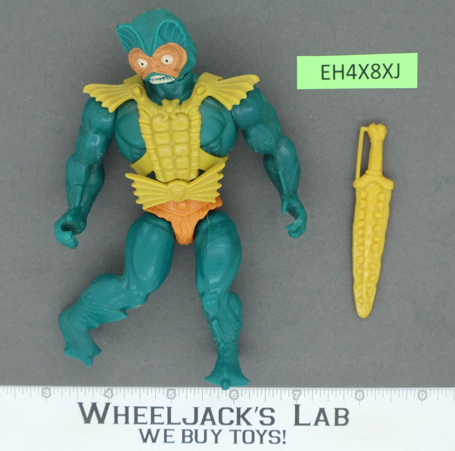 Mer-Man 100% Complete He-Man Masters of the Universe MOTU 1984 Vintage Action.