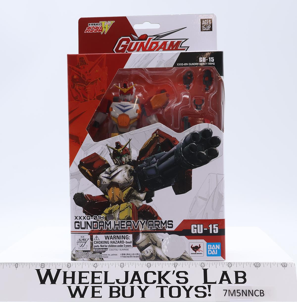 GU-15 XXXG-01H Gundam Heavy Arms Gundam Universe Bandai Namco Figure NEW SEALED