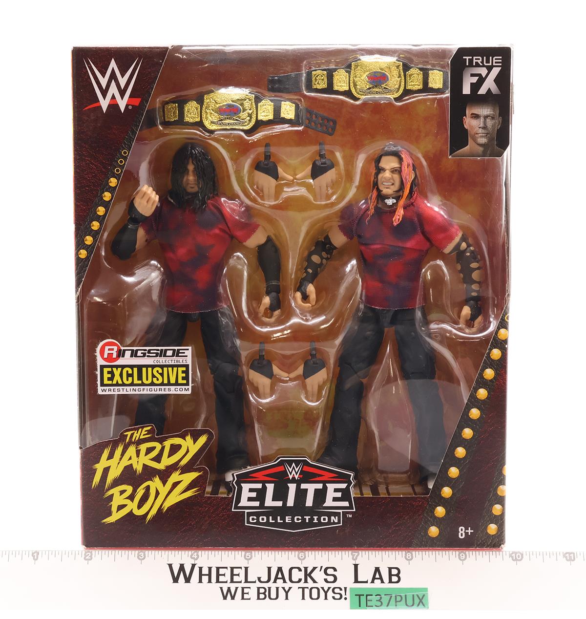 The Hardy Boyz WWE Ringside Exclusive Elite 2018 Mattel Action Figure NEW SEALED