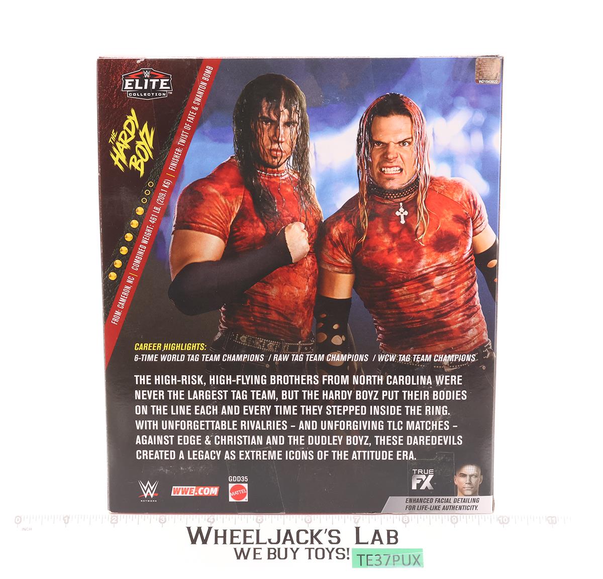 The Hardy Boyz WWE Ringside Exclusive Elite 2018 Mattel Action Figure NEW SEALED