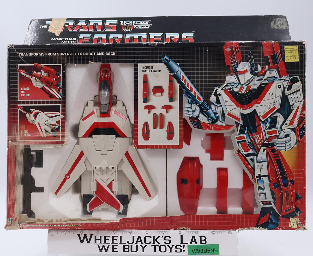 Jetfire Matsushiro Wing Variant Complete W/ Box 1985 G1 Transformers Figure