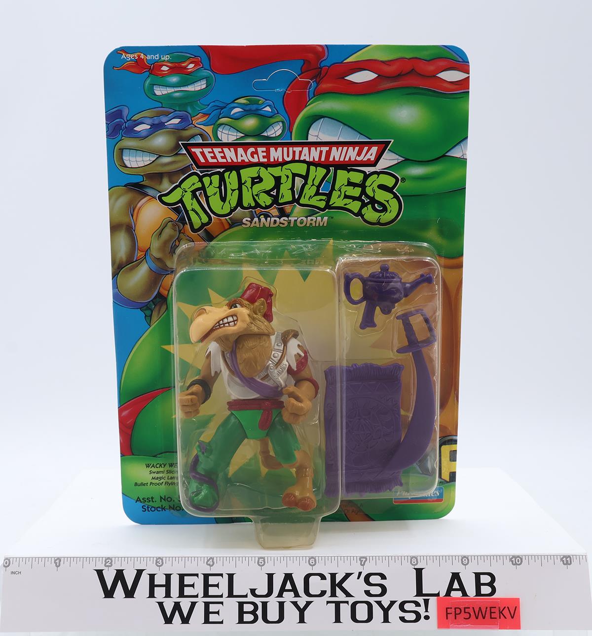 Sandstorm Teenage Mutant Ninja Turtles TMNT 1992 Playmates NEW MOSC