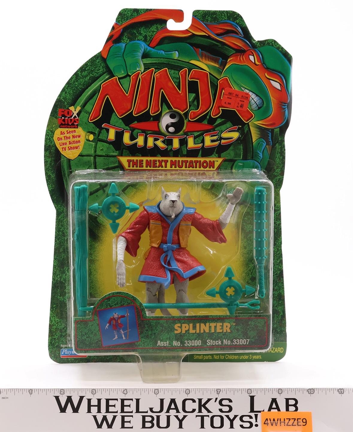 Splinter Teenage Mutant Ninja Turtles TMNT Next Mutation Playmates MOSC NEW