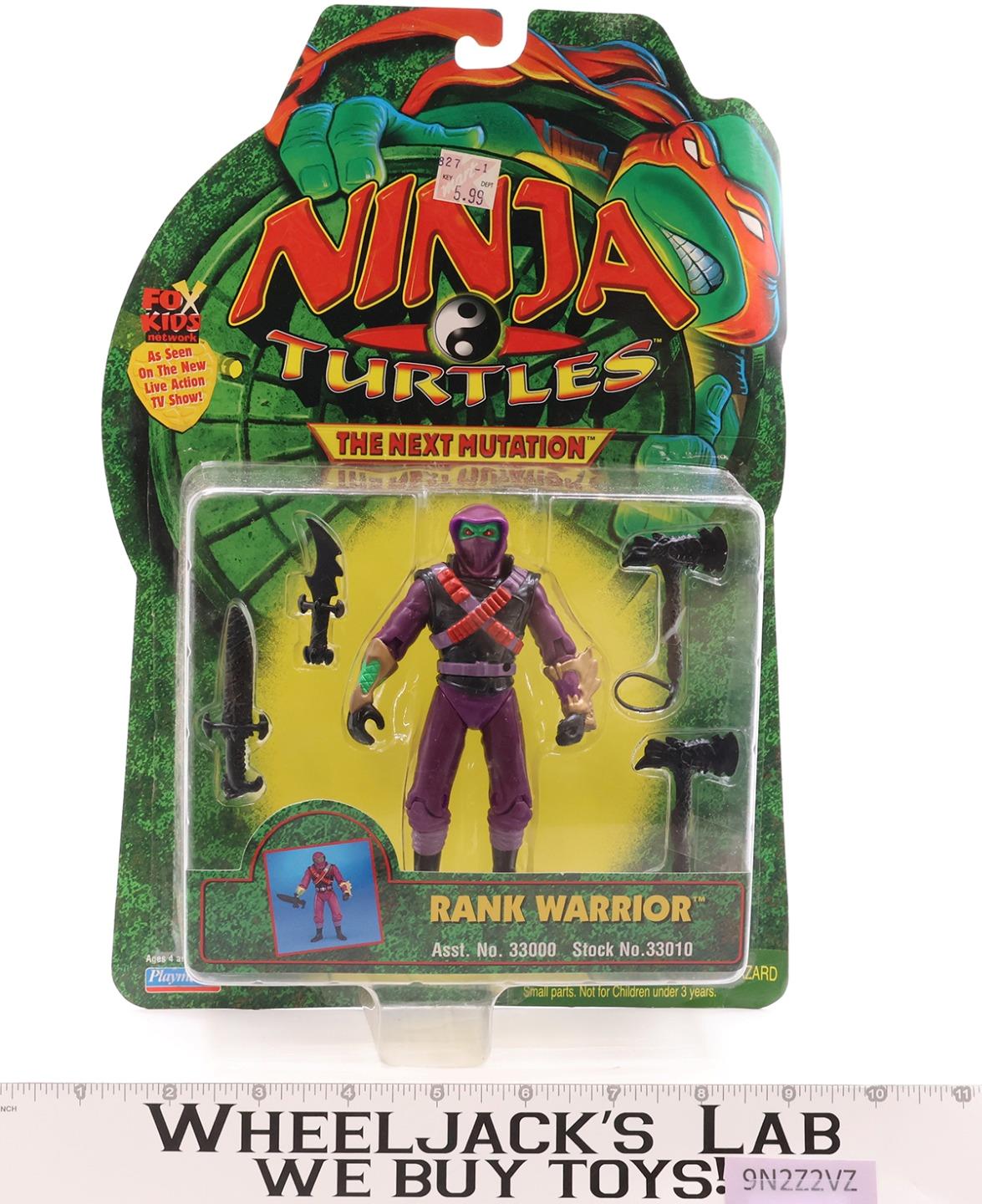 Rank Warrior Teenage Mutant Ninja Turtles TMNT Next Mutation 1997 Playmates NEW