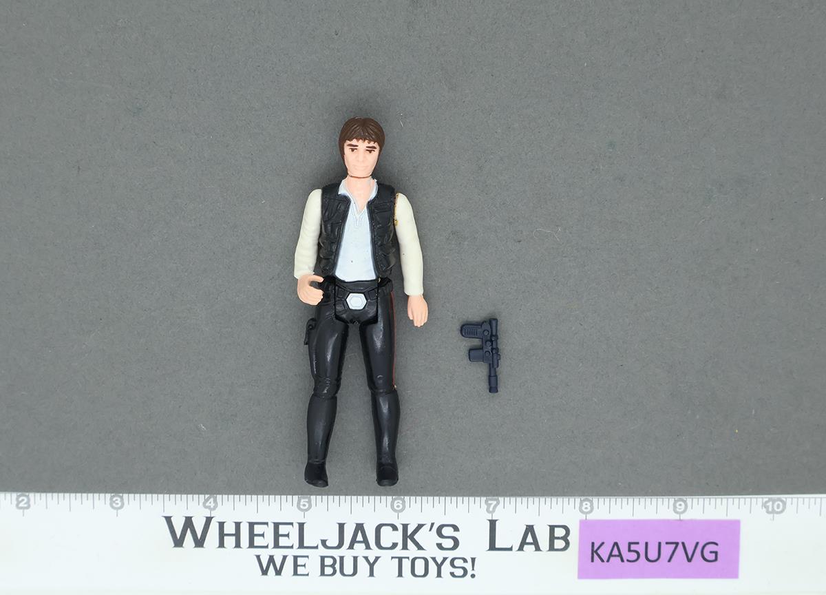 Han Solo BIG HEAD 100% Complete Star Wars 1977 Kenner Action Figure NO REPRO