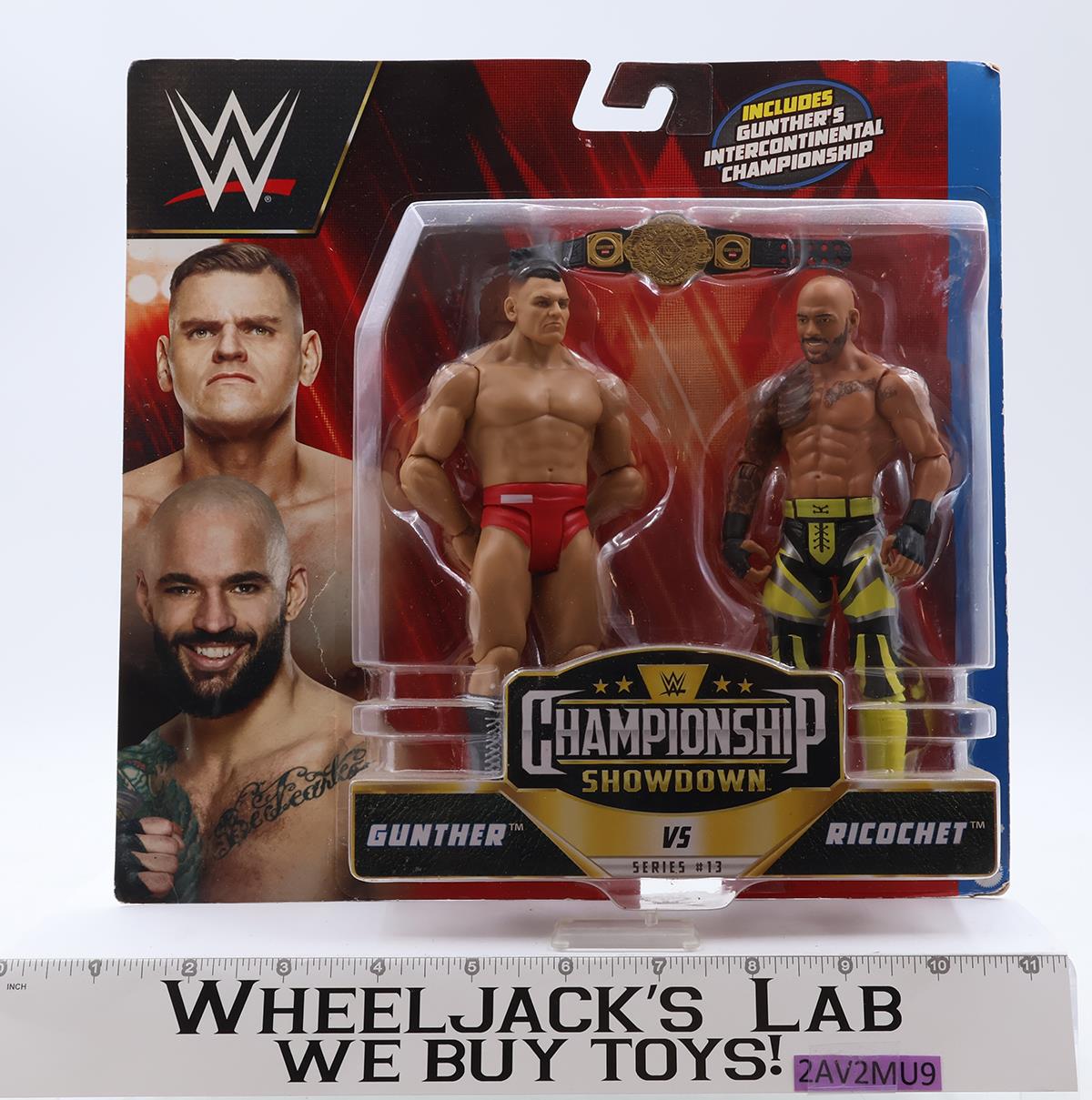 Gunther Vs Ricochet WWE Championship Showdown Series #13 2023 Mattel NEW SEALED