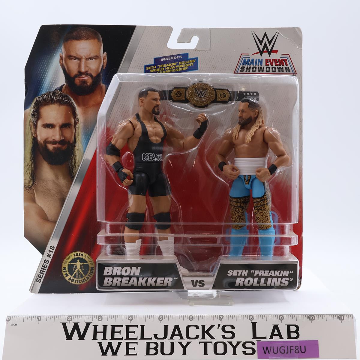 Bron Breakker Vs Seth "Freakin" Rollins WWE Main Event Showdown Series #18 MOSC