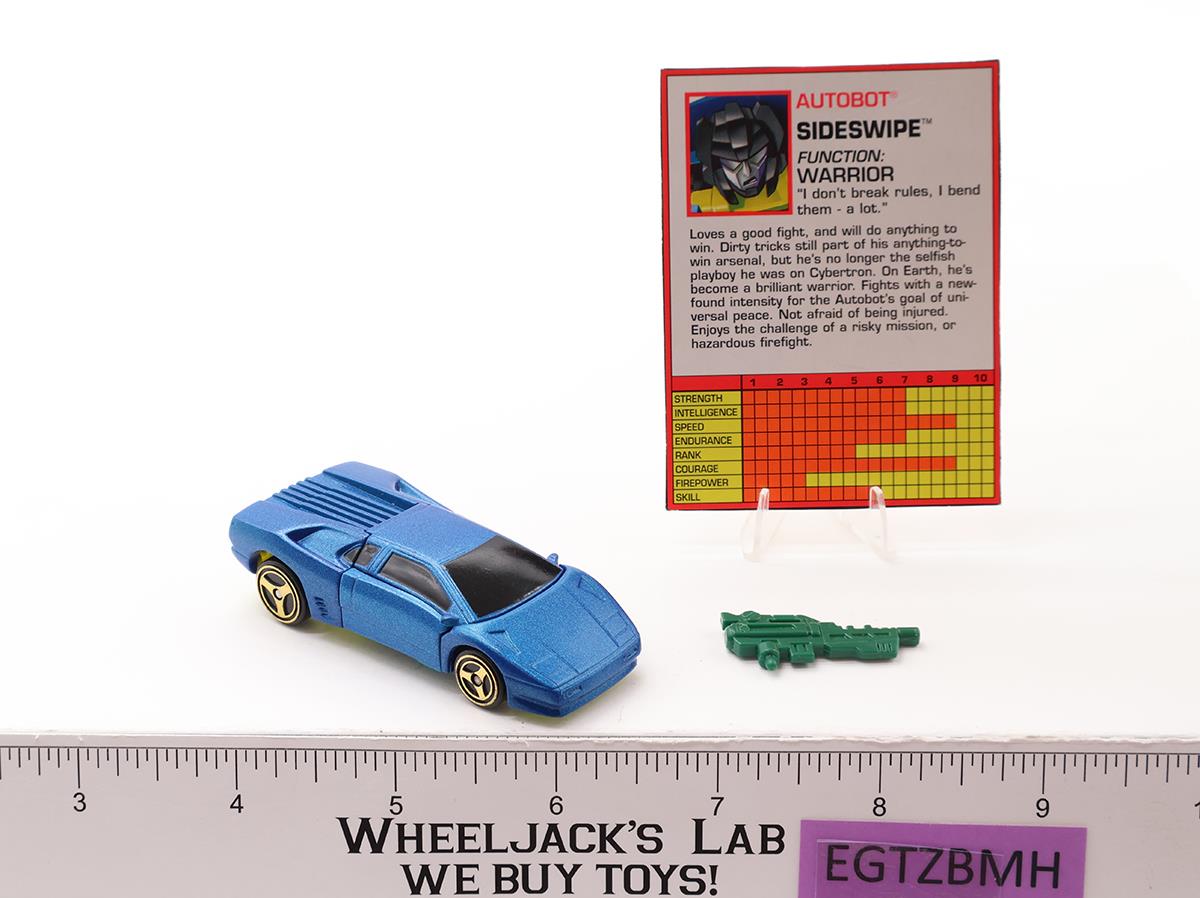 G2 Sideswipe Go-Bot 100% Complete BLUE 1993 Hasbro Transformers Vintage Figure