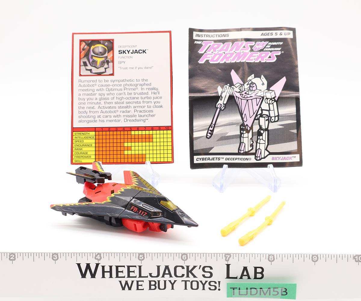 G2 Skyjack Cyberjets 100% Complete 1994 Hasbro Transformers Action Figure