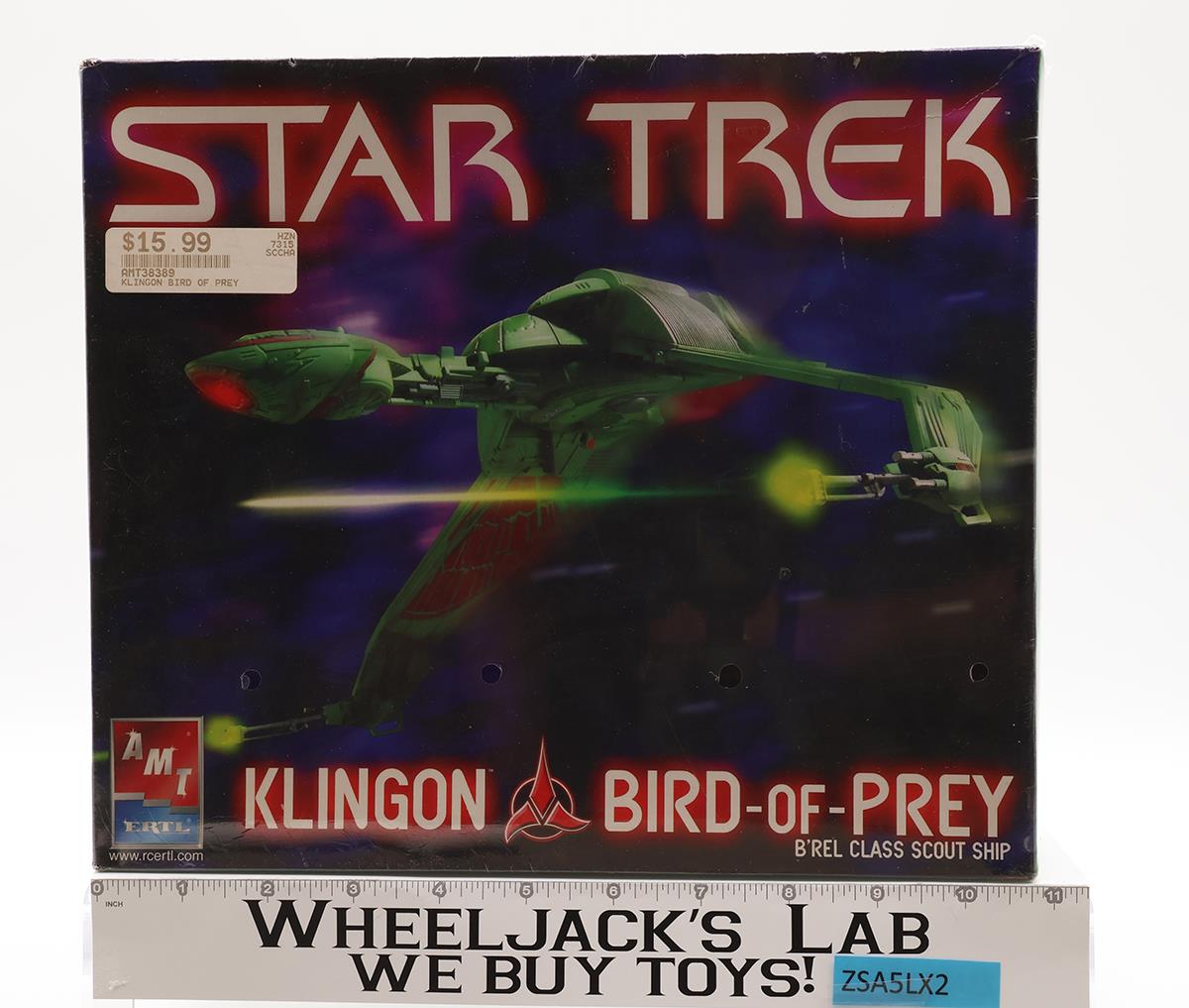 Star Trek Bird-Of-Prey B'rel Class Scout Ship 2005 AMT ERTL Model Kit SEALED NEW