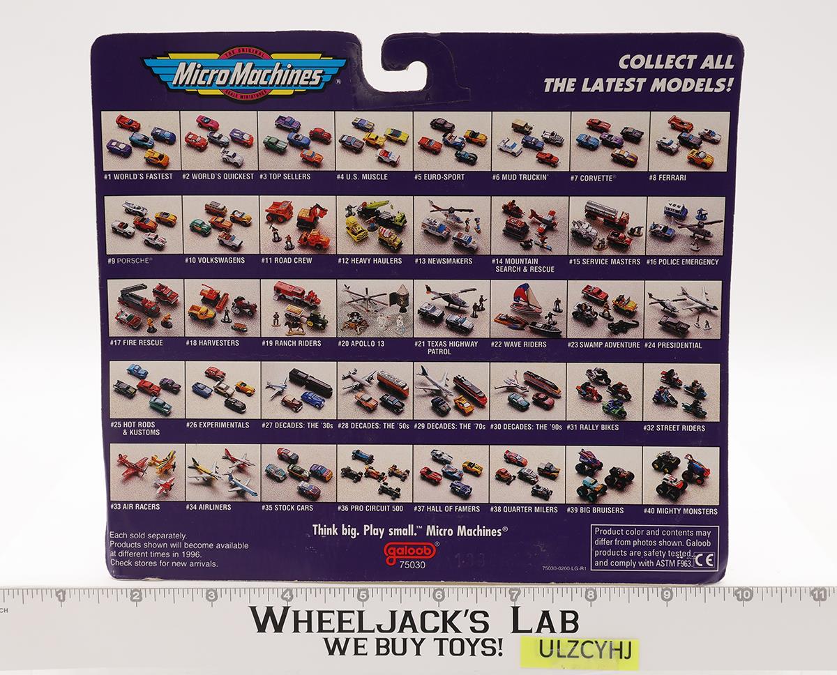 Stock Cars #35 Scale Miniatures 75030 Micro Machines Galoob 1996 MOSC