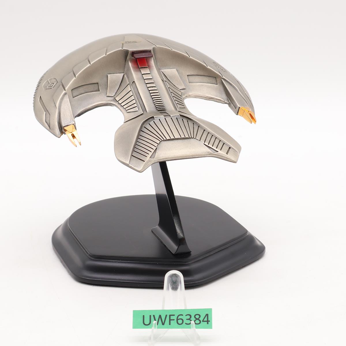 Ferengi Marauder Pewter Sculpture Star Trek Next Generation 1992 Franklin Mint