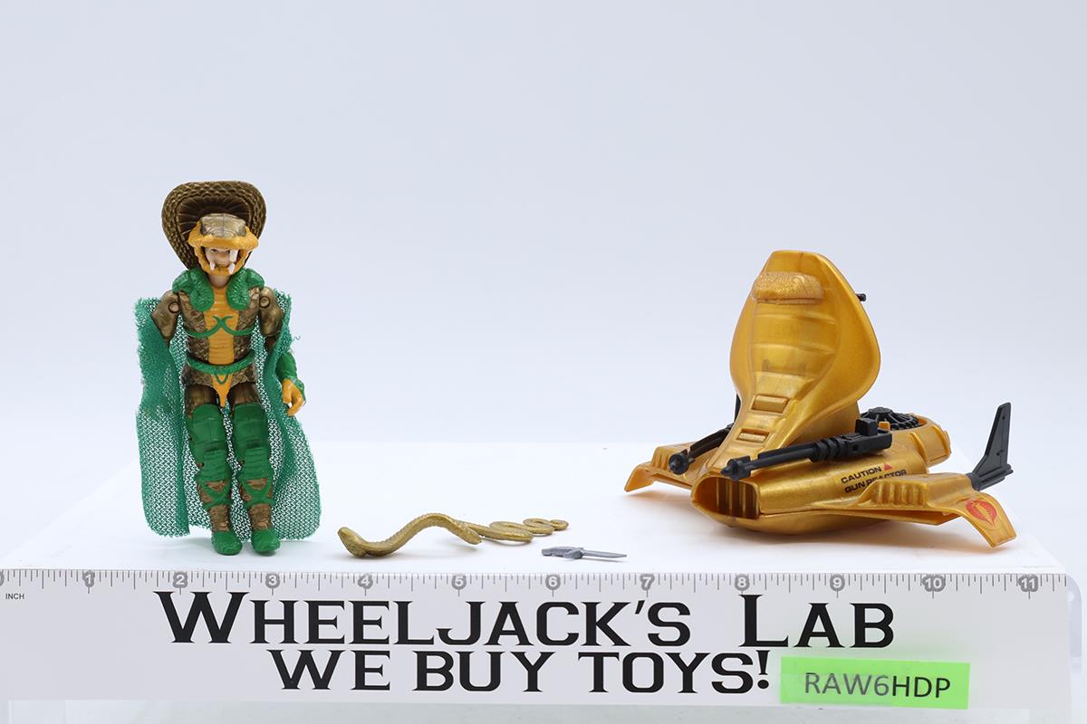 Air Chariot W/Serpentor 100% Complete G.I. Joe 1986 Hasbro Action Figure Vehicle