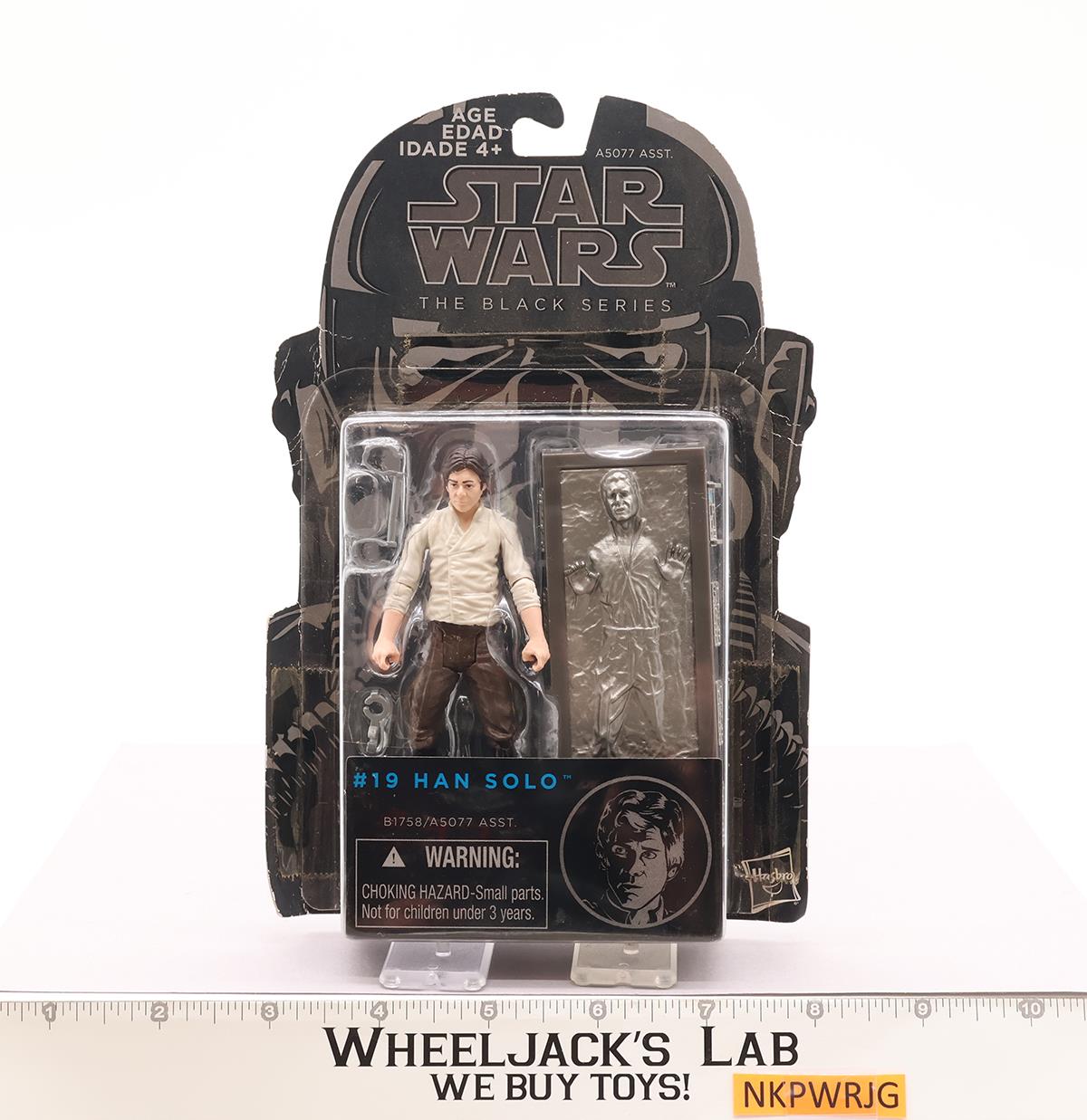 #19 Han Solo Star Wars Black Series 2014 Hasbro Action Figure NEW MOSC SEALED