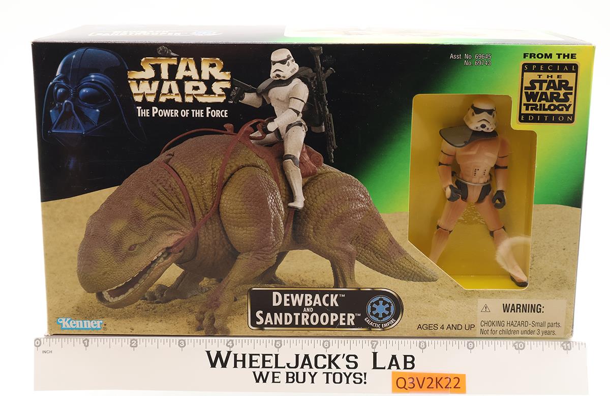 Dewback & Sandtrooper Star Wars POTF 1997 Kenner Action Figure NEW MISB SEALED