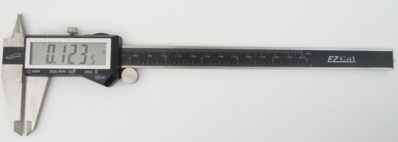 Pinza digitale display super grande iGaging 8" frazioni SAE profondimetro - Foto 4 di 5