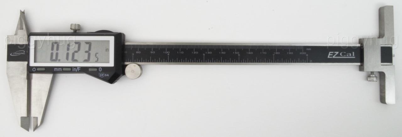 Pinza digitale display super grande iGaging 8" frazioni SAE profondimetro - Foto 5 di 5