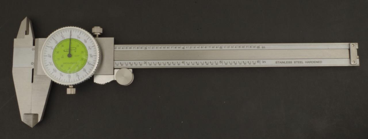 Pinza de esfera iGaging 6" decimal, fracción, métrica, fracción / medidor de profundidad - Imagen 4 de 7