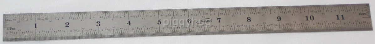 Igaging ruler, rule: hook, bevel, precision premium straight edge, marking knife - Picture 10 of 13