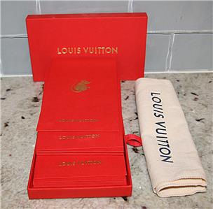 LOUIS VUITTON LUNAR NEW YEAR 12 RED ENVELOPE 2020 YEAR OF THE RAT W/BOX+DUST BAG | eBay