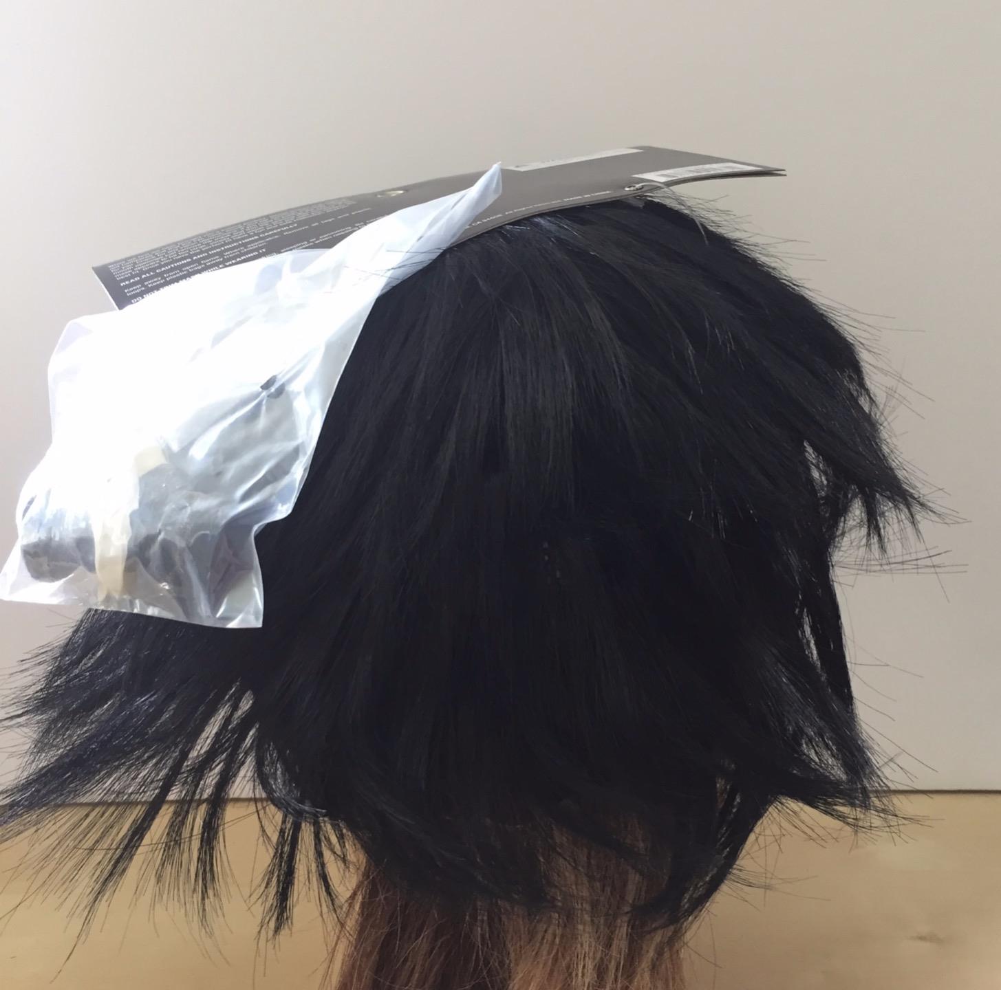 ADULT FRANKENSTEIN MONSTER HEADPIECE WITH HAIR AND BOLTS COSTUME ACCESSORY TA20 - Picture 4 of 6