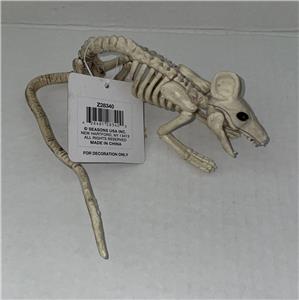 CRAWLING MOUSE SKELETON SPOOKY BONEZ DEAD ANIMAL PROP DECORATION