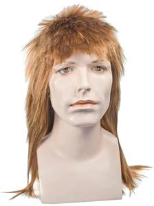 ADULT OLD SCHOOL MULLET REDNECK WIG COSTUME ACCESSORY ...