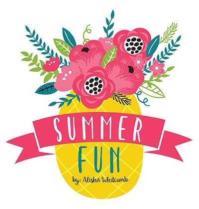 Echo Park SUMMER FUN 12x12 Collection Kit Sunshine Beach Bikini Scrapbook