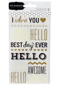 STARBURST HOPE Rub-Ons MME•Hope•Dream•Laugh•Flower•Corner •Phrases•Shapes 3”x6”