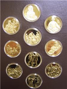 FRANKLIN MINT ART TREASURES OF THE PRADO SET COMPLETE 50 MEDAL