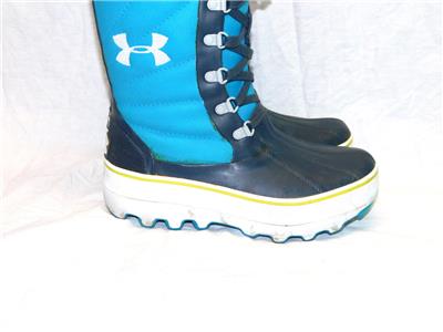 Under Armour 6 Blue Clackamas Winter Boots Tall 200g Insulated