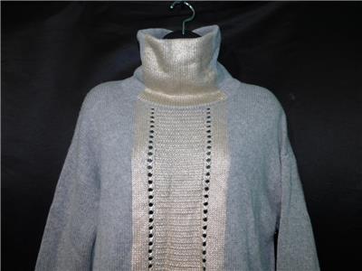 foil merino knitwear