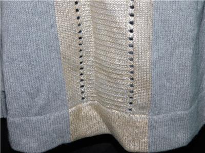 foil merino knitwear