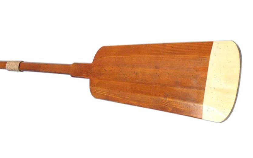 Tender Row Boat Oar Ivory 62 Paddle Wood Nautical Hanging Wall