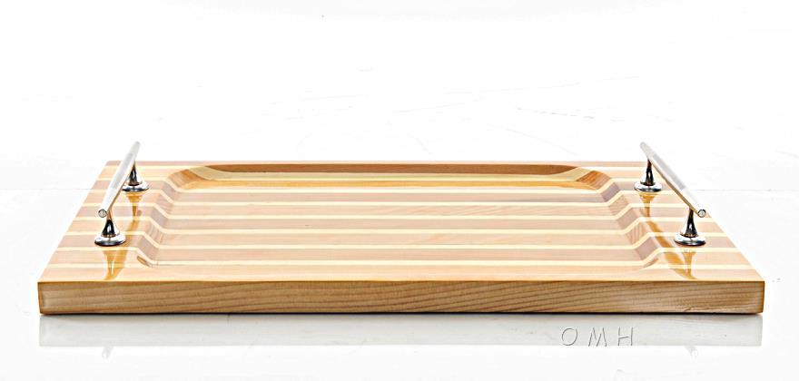 Chris Craft Serving Sushi Rectangular Tray Wood