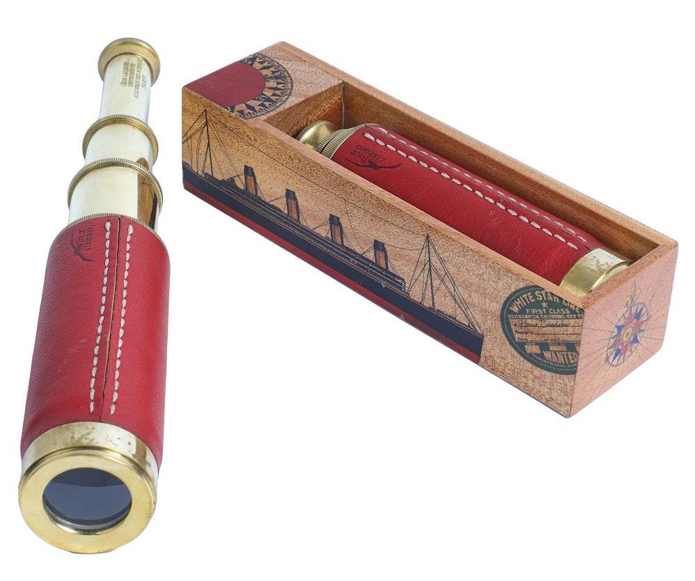 Pirate Spyglass Brass 15