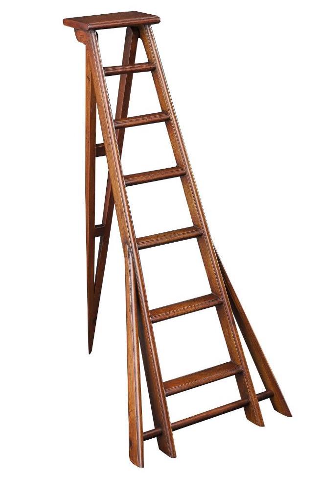 Apple Orchard Step Ladder Architectural 3D Model Staircase Figurine