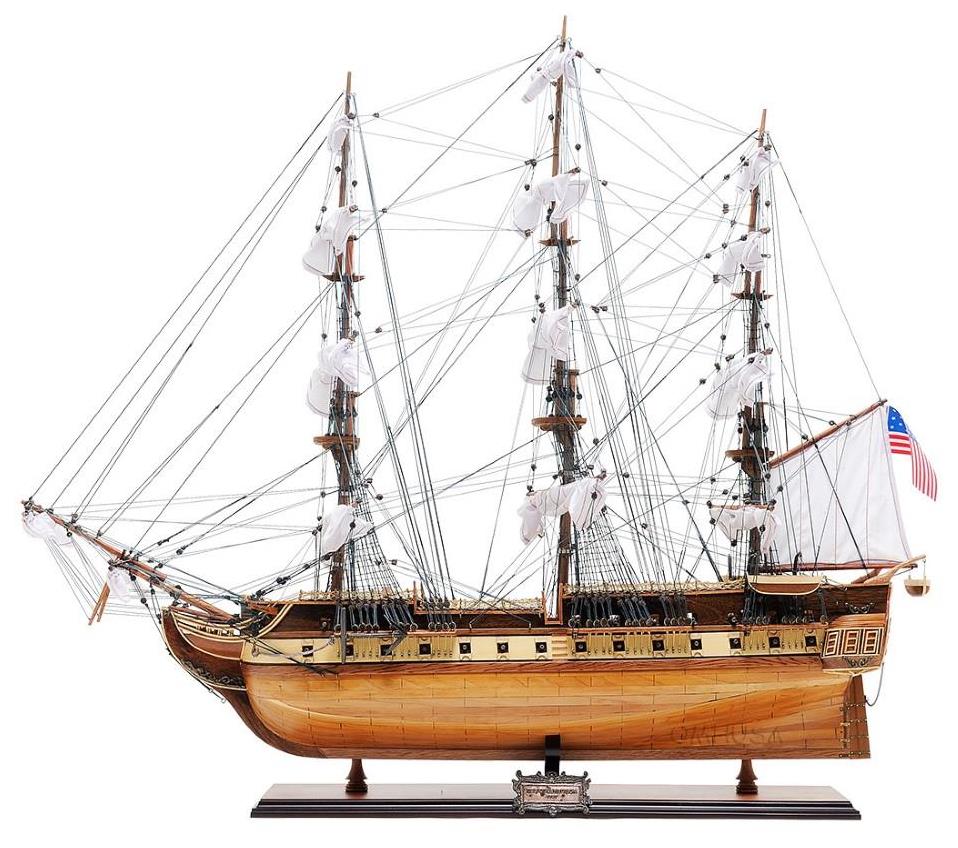 USS Constitution Old Ironsides Tall Ship Model Sailboat